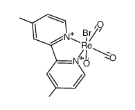 [Re(Br)(CO)3(4,4'-dimethyl-2,2'-bipyridine)] Structure