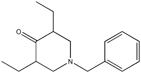 1-benzyl-3,5-diethylpiperidin-4-one Structure