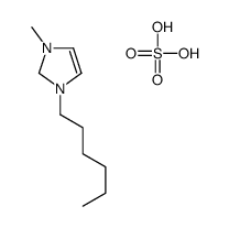 1-己基-3-甲基咪唑硫酸氢盐结构式