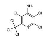 4-氨基-3,5,6-三氯-2-三氟甲基吡啶结构式
