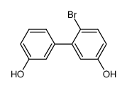 2-bromo-1,1'-biphenyl-5,3'-diol Structure