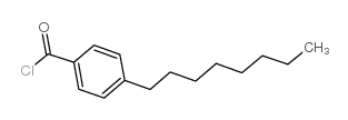 4-octylbenzoyl chloride Structure