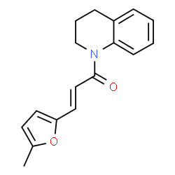 1-[3-(5-methyl-2-furyl)acryloyl]-1,2,3,4-tetrahydroquinoline结构式