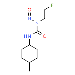 1-(2-Fluoroethyl)-3-(4β-methylcyclohexan-1α-yl)-1-nitrosourea结构式