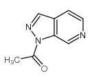 1-乙酰基吡唑并[3,4-c]吡啶结构式