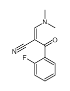 3-(Dimethylamino)-2-(2-fluorobenzoyl)acrylonitrile Structure