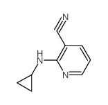 2-(环丙基氨基)-3-吡啶甲腈结构式