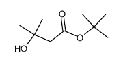 tert-butyl 3-hydroxy-3-methylbutyrate结构式