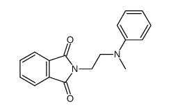 N-[2-(N-methyl-anilino)-ethyl]-phthalimide结构式