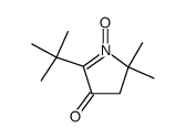 2-tert-butyl-5,5-dimethyl-1-oxy-4,5-dihydro-pyrrol-3-one Structure