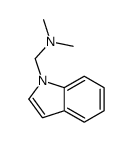 Indol-1-ylmethyl-dimethyl-amine结构式