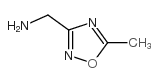 (5-甲基-1,2,4-噁二唑-3-基)甲胺结构式