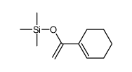1-(cyclohexen-1-yl)ethenoxy-trimethylsilane结构式