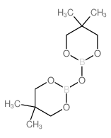 2,2-氧基双[5,5-二甲基]-1,2,3-二氧杂硼烷结构式