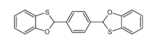 2-[4-(1,3-benzoxathiol-2-yl)phenyl]-1,3-benzoxathiole Structure