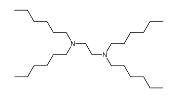 N1,N1,N2,N2-tetrahexylethane-1,2-diamine结构式