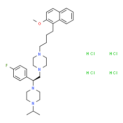 MCL0129 tetrahydrochloride Structure