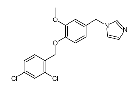 1-[4-(2,4-dichloro-benzyloxy)-3-methoxy-benzyl]-1H-imidazole结构式