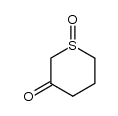 3-oxo-thiane-1-oxide Structure