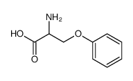 (+-)-β-Phenoxyalanin结构式