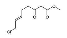 methyl 8-chloro-3-oxooct-6-enoate结构式
