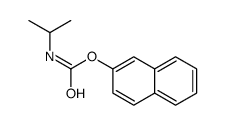 naphthalen-2-yl N-propan-2-ylcarbamate结构式