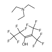 triethylammonium perfluoro-2-methyl-1-ethyl-1-propepenolate Structure