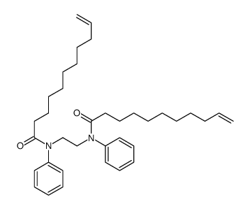 N-phenyl-N-[2-(N-undec-10-enoylanilino)ethyl]undec-10-enamide结构式