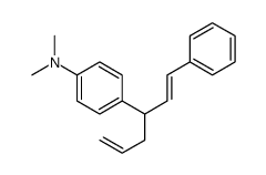 N,N-dimethyl-4-(1-phenylhexa-1,5-dien-3-yl)aniline结构式