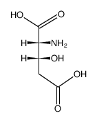 erythro-3-hydroxyglutamic acid Structure