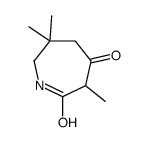 3,6,6-trimethylazepane-2,4-dione Structure