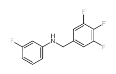 3-Fluoro-N-(3,4,5-trifluorobenzyl)aniline Structure
