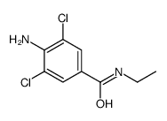 4-amino-3,5-dichloro-N-ethylbenzamide structure