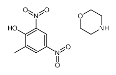 2-methyl-4,6-dinitrophenolate,morpholin-4-ium Structure