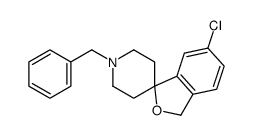 1-苄基-6-氯-3H-螺[异苯并呋喃-1,4-哌啶]结构式