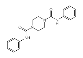 1,4-Piperazinedicarboxamide,N1,N4-diphenyl-结构式