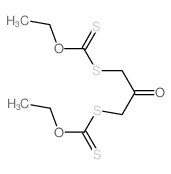 Carbonodithioic acid,S,S'-(2-oxo-1,3-propanediyl) O,O'-diethyl ester结构式