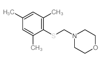 Morpholine, 4-[[(2,4,6-trimethylphenyl)thio]methyl]-结构式
