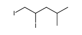 1,2-di-iodo-4-methylpentane结构式