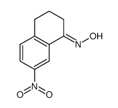 (1E)-N-hydroxy-7-nitro-3,4-dihydronaphthalen-1(2H)-imine结构式