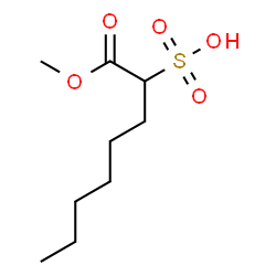 1-methyl 2-sulphooctanoate Structure