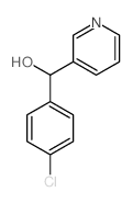(4-Chlorophenyl)(pyridin-3-yl)methanol Structure