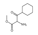 2-氨基-3-环已基-3-氧代-丙酸甲酯盐酸盐结构式