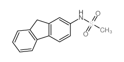 Methanesulfonamide,N-9H-fluoren-2-yl-结构式