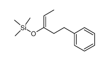 (E)-trimethyl((5-phenylpent-2-en-3-yl)oxy)silane Structure