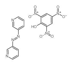 dipyridin-3-yldiazene; 2,4,6-trinitrophenol结构式