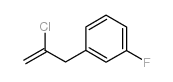 2-CHLORO-3-(3-FLUOROPHENYL)-1-PROPENE Structure