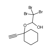 2,2,2-tribromo-1-(1-ethynylcyclohexyl)oxyethanol Structure