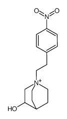 3-hydroxy-1-(4-nitrophenethyl)quinuclidin-1-ium Structure