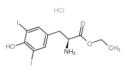 L-3,5-二碘酪氨酸乙酯盐酸盐图片